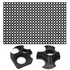 Deurmat - Buitenmat - Droogloopmat - Anti -Slip - Grafiet/Zwart  - 60 x 90 Cm