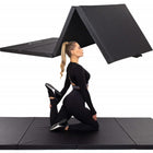 Fitnessmat | 4 Delig | 240 x 120 x 5.5 cm | Zwart