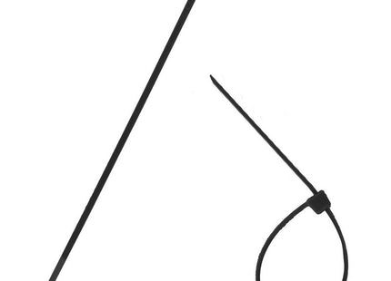 Kabelbinders | Tie Wraps | Tyraps | Tie Rips | 200 x 2.5 mm | 100 Stuks | Zwart