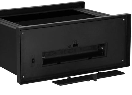 Open Haard - Kachel - Verwarming - Decoratieve Verlichting - Baterijen - USB LED - 27,5 x 19,5 x 12 cm - Zwart