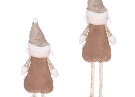 Kerstkabouter | 1 Stuk | Verstelbaar In Hoogte | Wit | 57-80 cm