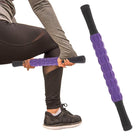 Massage Roller | Massage Stick | Spier Massage | Triggerpoint | 43 cm | Zwart/Paars