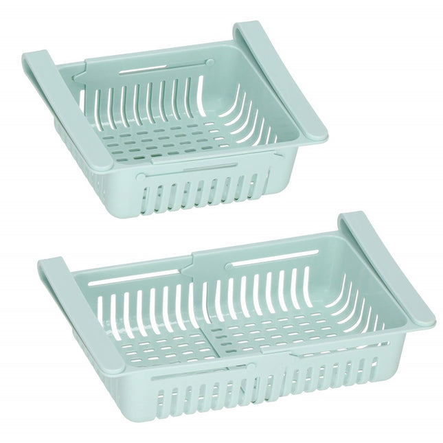 Koelkast Organizer | Keuken Organizer | Lade Organizer | Verstelbaar | Mint