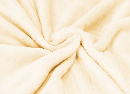 Plaid | Sprei | Deken | 150 x 200 cm | Pluche | Crème