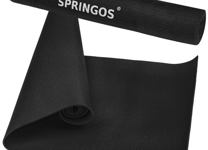 Yoga Mat | 61 x 173 x 0,4 cm | Zwart
