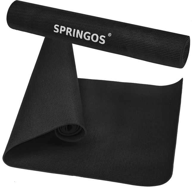 Yoga Mat | 61 x 173 x 0,4 cm | Zwart