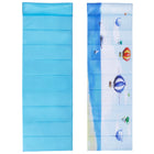 Strandmatras - Opvouwbaar - Kussen - 180 X 60 CM - Blauw