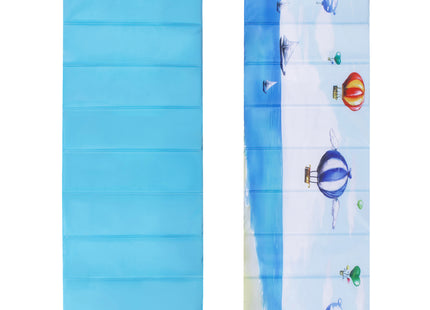 Strandmatras - Opvouwbaar - Kussen - 180 X 60 CM - Blauw