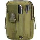 Heuptas - Riem - Buidel set - Polyester - Ritssluiting - Militair - Donker Groen