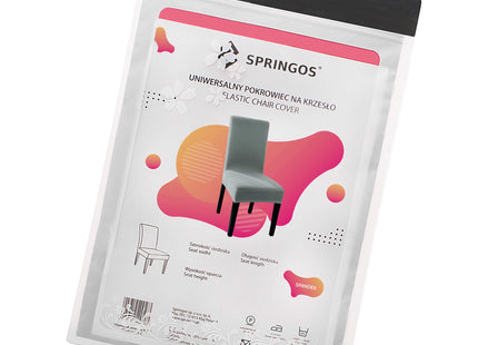 Stoelhoes - Voor Eetkamerstoelen - Met Stretch - Rooster - Grafiet