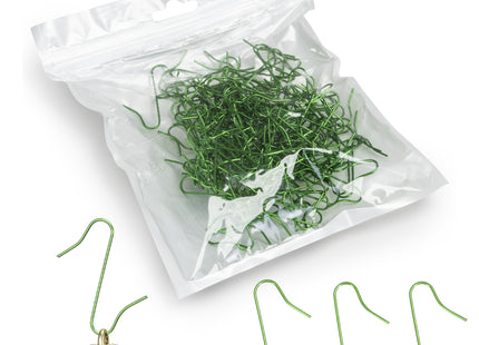 Kerstbalhaakjes | 150 stuks |  Groen