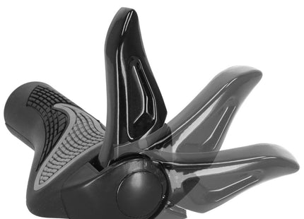 Handvatten Fiets | Handvatten | 14 cm | Zwart/Grijs