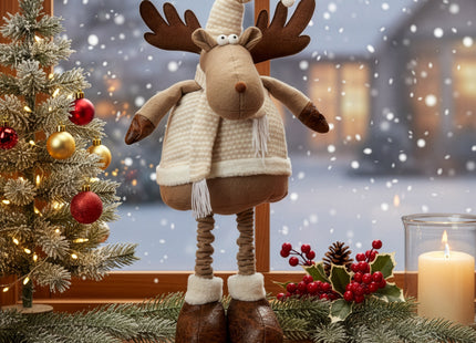 Kerst Rendier | 1 Stuk | Verstelbaar In Hoogte | 70 -110 cm