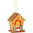 Kersthanger | Kerstversiering | Kerstboomhanger | Lichtgevend | Huis | Sneeuwpop | 12.5 cm