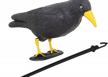 Duivenverjager | Raaf | 83 x 45 x 10 cm | Zwart/Geel
