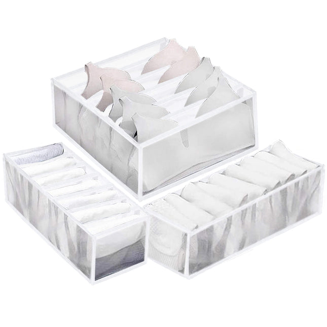 Lade Organizer | Set Van 3 | Transparant