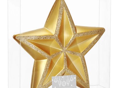 Kersthanger | Kerstster | Goud | Glitters | 15 cm