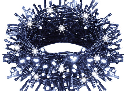 Kerstboomverlichting | met 1000 LED Lampjes | 50 M | Koel Wit | Inclusief Flitsfunctie