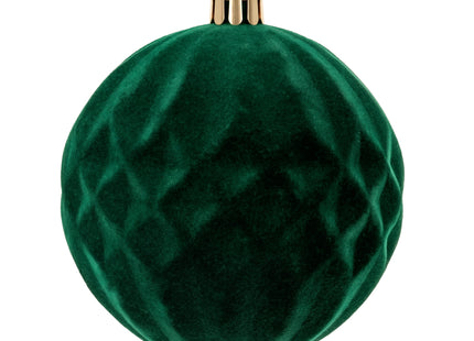 Kerstballen | 9 Stuks | 8 cm | Groen | Fluweel