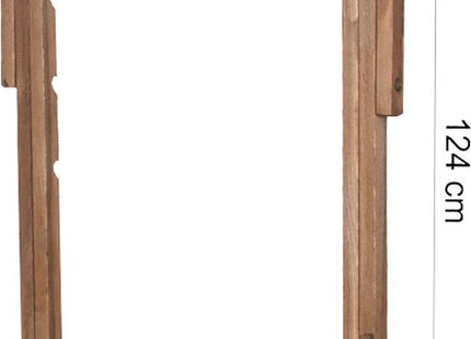 Houten Ligstoel | Strandstoel | Ligstoel | Verstelbaar | Beukenhout | Handgemaakt | Blauw