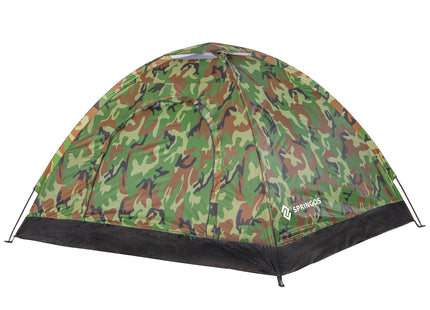 Koepeltent | Toeristentent | Kampeertent | Tent | Waterdicht | 2 Persoons | Camouflage | 200 x 200 x 105 cm