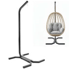 Standaard Hangstoel | Egg Hangstoel | 180 Kg | Zwart | 92 - 92 -205 cm