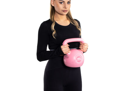 PVC Kettle Bell | Kettlebell | 6 kg | Roze