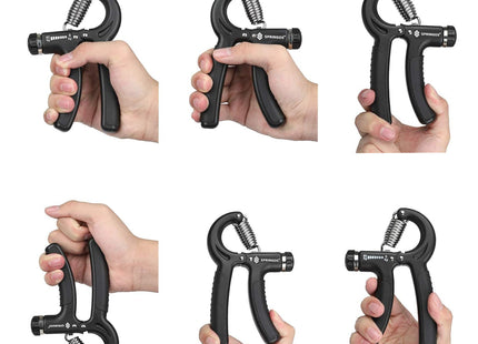 Handtrainer | Handknijper | Zwart/Grijs | 5- 60 Kg