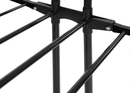 Wasrek - Droogtoren - Droogrek - 4 - Etages - Inklapbaar - Inclusief- Wielen - Draaibaar - 180x75,5x49 cm