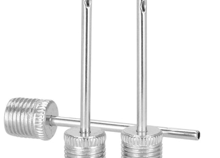 Fietspomp - Ballenpomp - Verloopnippel - 7 Stuks - Universeel - Zwart/Zilver/Rood