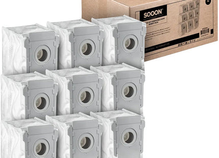 SQOON® Serviceset geschikt voor iRobot Clean Base - Gelijk aan model: 4626194 - Perfect voor automatische vuilafvoer van robotstofzuigers - 9 stuks