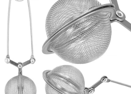 Theezeef | Thee Ei | 15 cm | Zilver