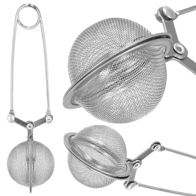 Theezeef | Thee Ei | 15 cm | Zilver