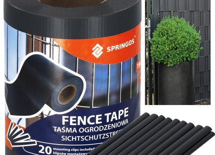 Vlechtband | Privacyfolie | Vlechtband Voor Tuinafsluiting | PVC | 35 m | Antraciet