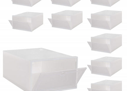 Schoenenbox | Sneakerbox | Kunststof | Transparant | 1 Stuk | 31 x 21.5 x 12.5 cm