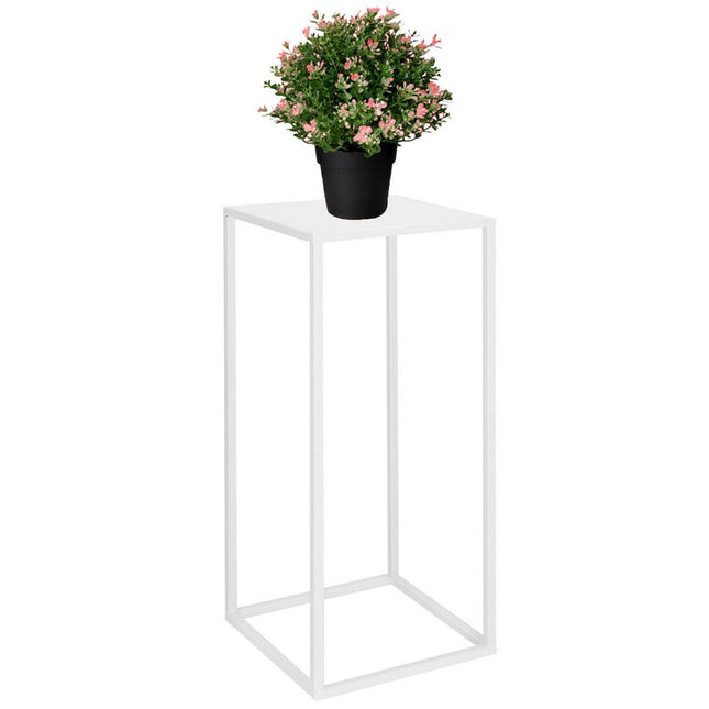 Plantenzuil | Plantentafel | Planten Etagère | Metaal Wit | 60 cm