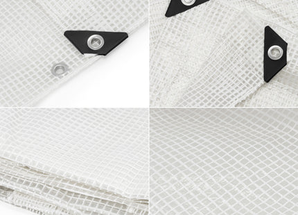 Afdekzeil | Dekzeil | Zeildoek | Waterdicht | PVC | 3 x 4 m | 100 g/m2 | Transparant