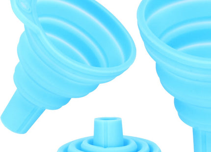 Trechter | Opvouwbare Siliconen Trechter | 7 cm | Blauw