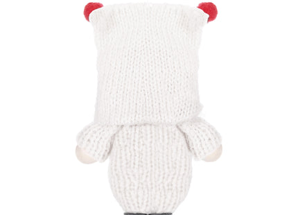 Kerstkabouter - Kersthanger - Kerstdwerg - Kerstversiering - Witte - 8 cm