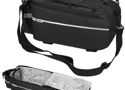 Fietstas - Bagagedrager - Polyster -  Aluminium - 8.5 L - Zwart