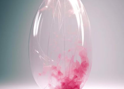 Hobby/DIY Kerstbal | 1 Stuk | 9 cm | Faberge Ei |Transparant