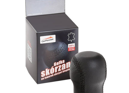 Versnellingspookknop - Universeel - Pookknop - Leer - Zwart