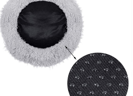 Hondenmand Donut | 80 cm | Grijs