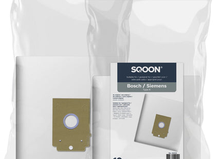 SQOON® Stofzuigerzakken  Geschikt voor Bosch / Siemens Type K - 10 Stuks