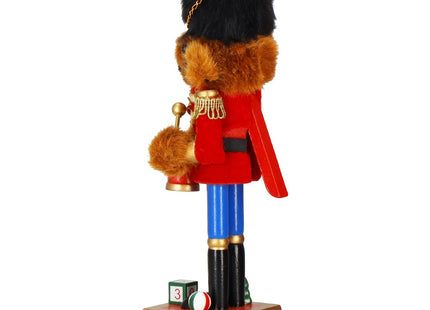 Notenkraker Kerst | Houten Beer | Kerstversiering | Multicolor | 27 cm