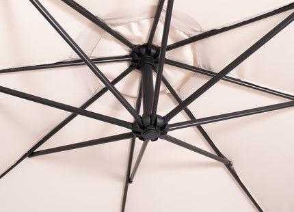 Parasol | Parasols | Kantelbaar | Met Ventilatie | Ecru | Ø300 cm