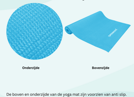 Yoga Mat | 61 x 173 x 0.4 cm | Blauw