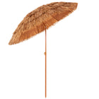 Parasol | Strand Parasol | Parasols | Opvouwbaar | Hawaiiaans | 160 cm | Bruin