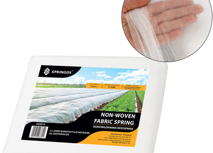 Vliesdoek - Plantenbescherming - 17g/M2 - 5x3.2 M - Wit