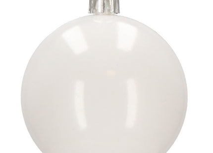 Kerstballen & Piek | 100 Stuks | Wit